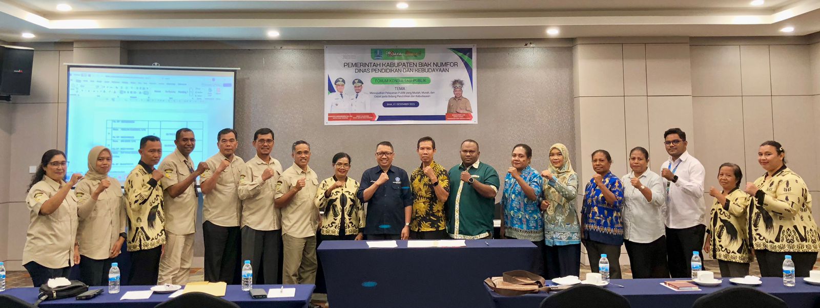 Dinas Pendidikan Biak Gelar FKP, targetkan layanan yang mudah, murah dan cepat